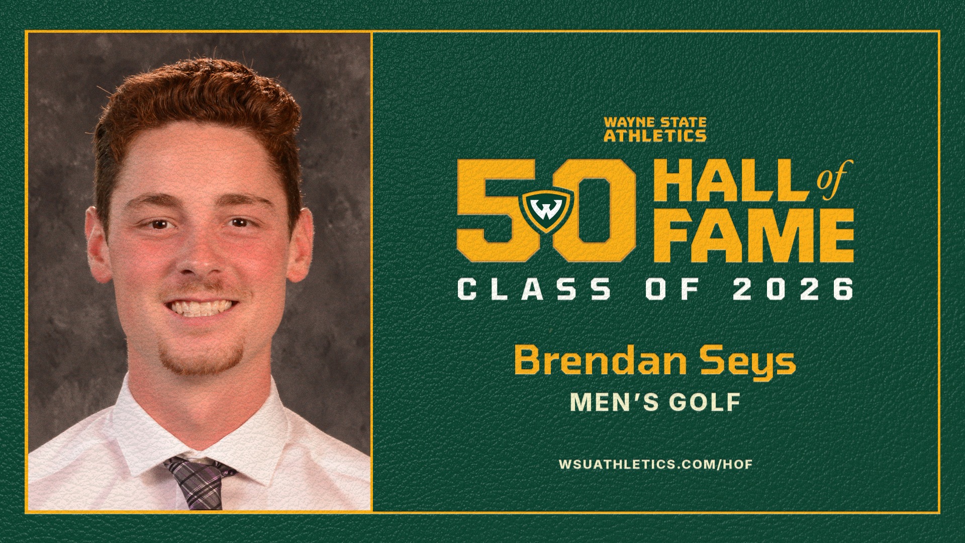 Brendan Seys Hall of Fame Graphic