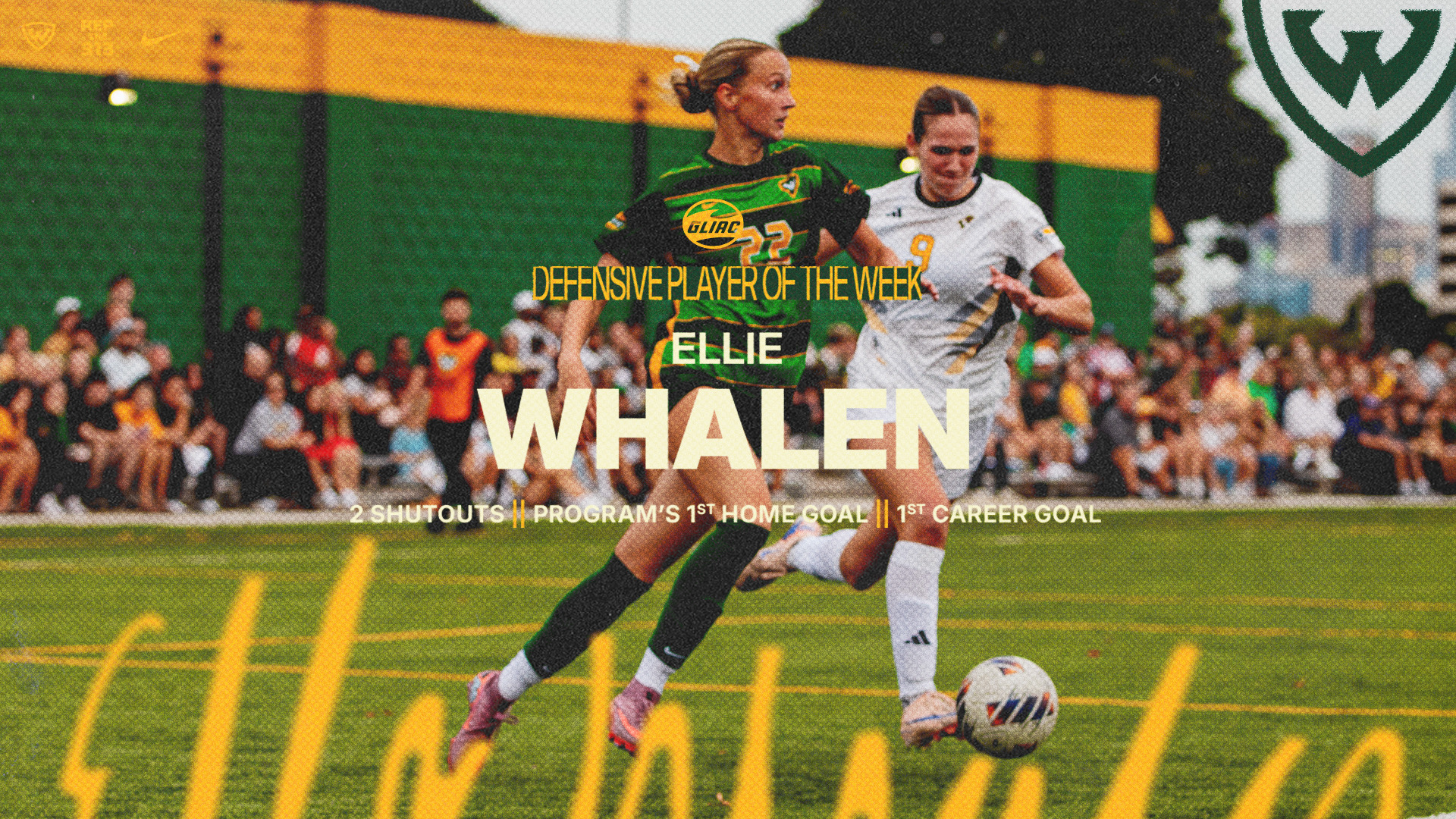 Ellie Whalen Defensive Player of the Week