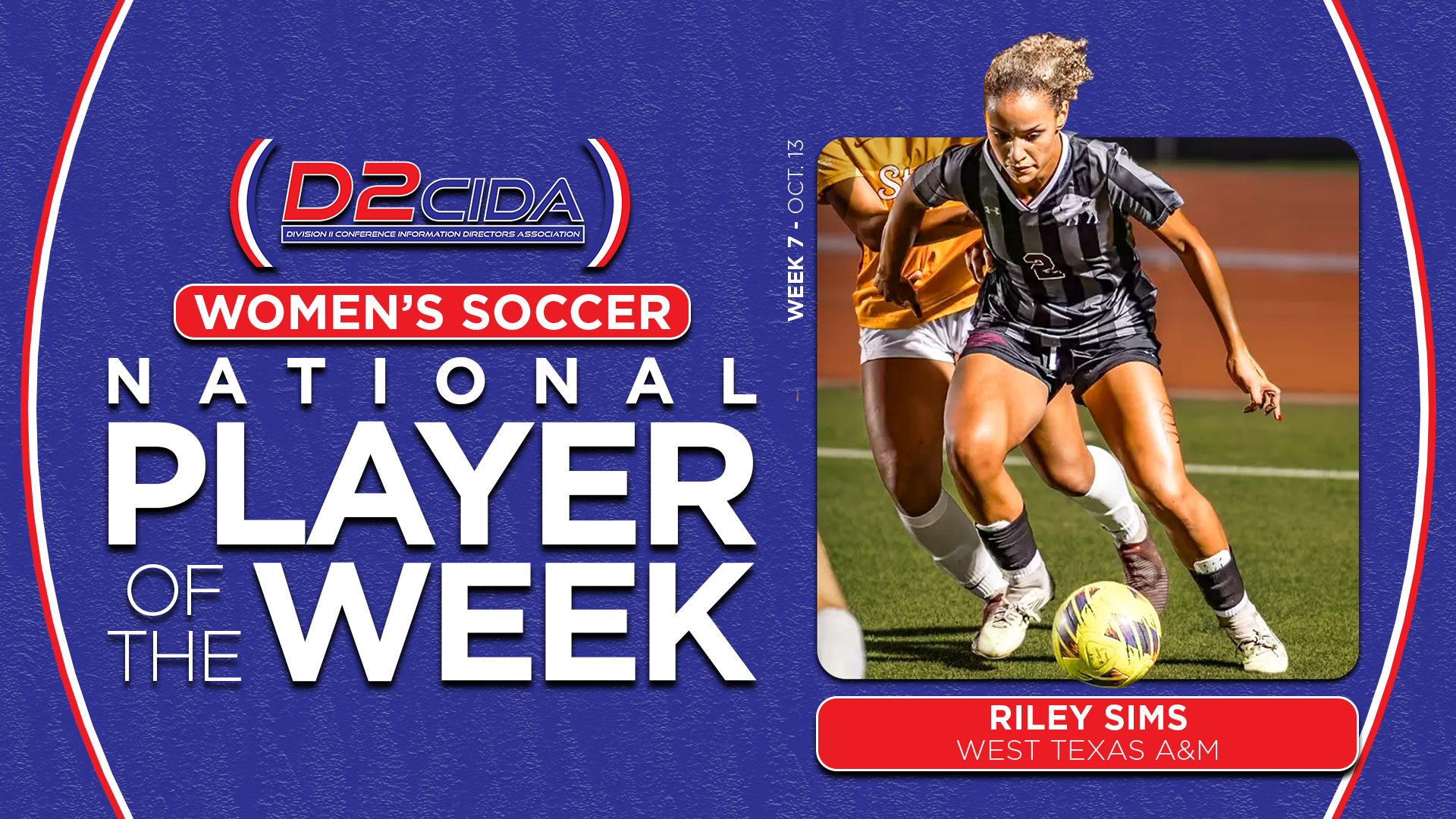 Riley Sims NPOTW Oct 13