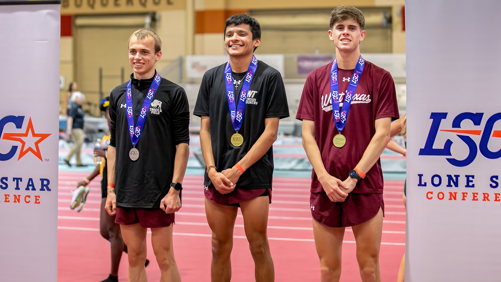 LSC Men's 5K Podium