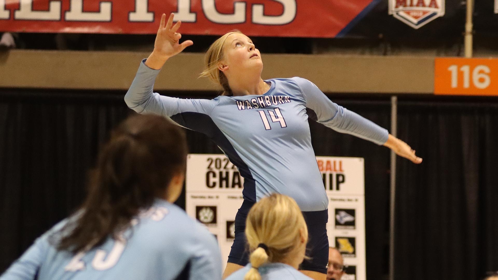 Ella Waters 2022 Volleyball Washburn University Athletics