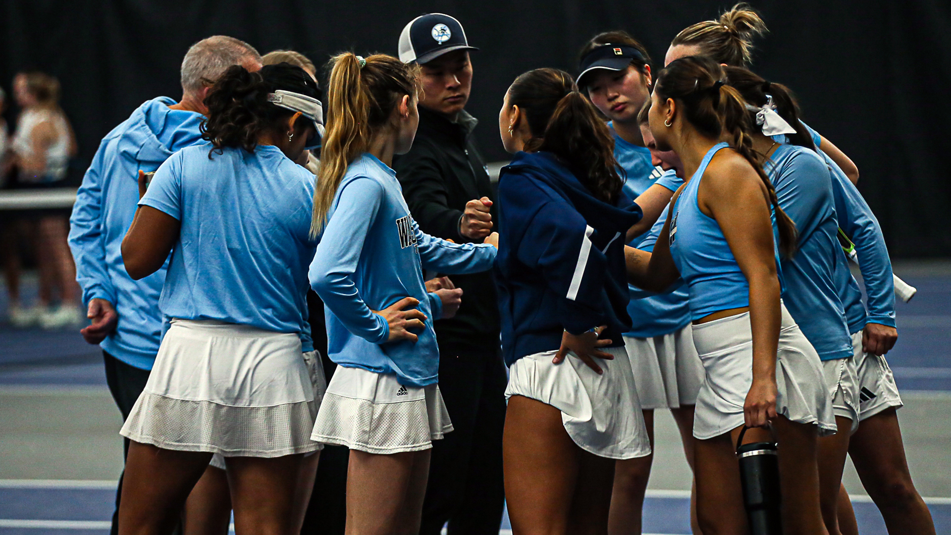Washburn women's tennis vs Augustana - Feb. 7, 2026.