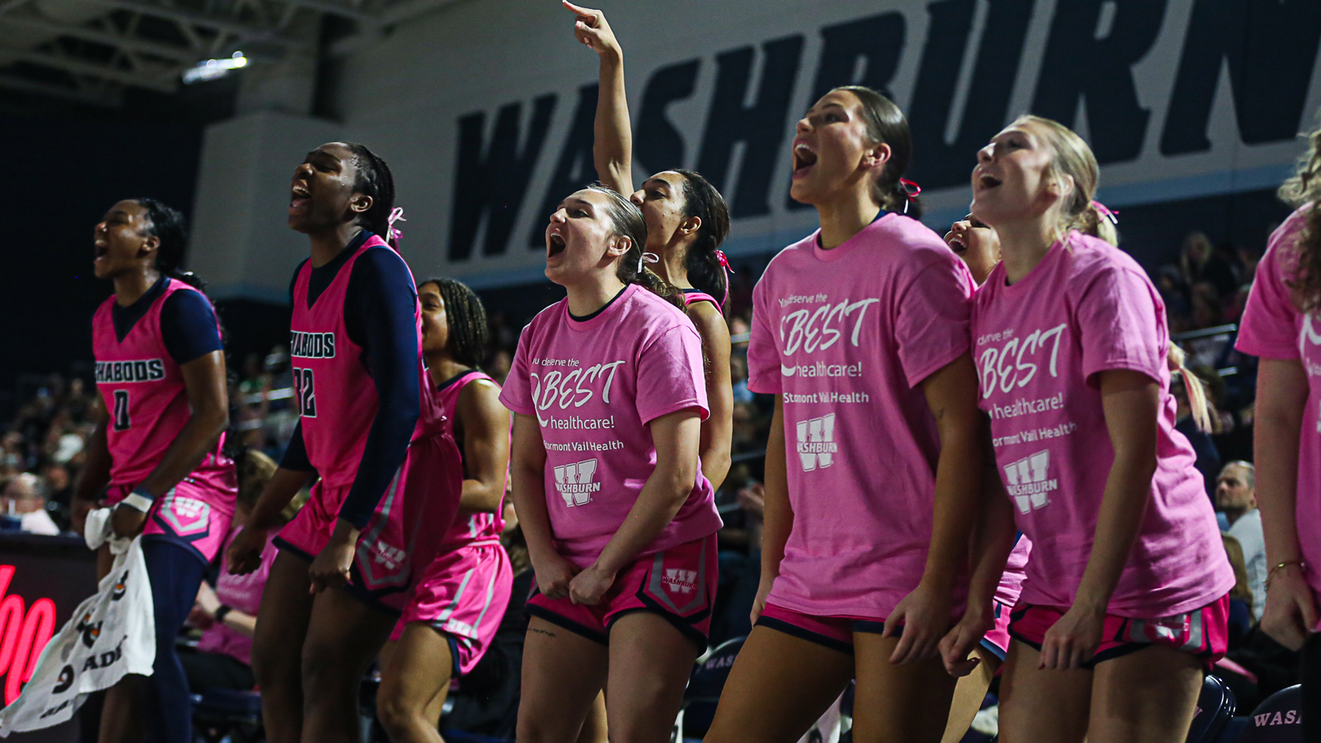 Washburn women's basketball vs Northeastern State - Feb. 14, 2026.