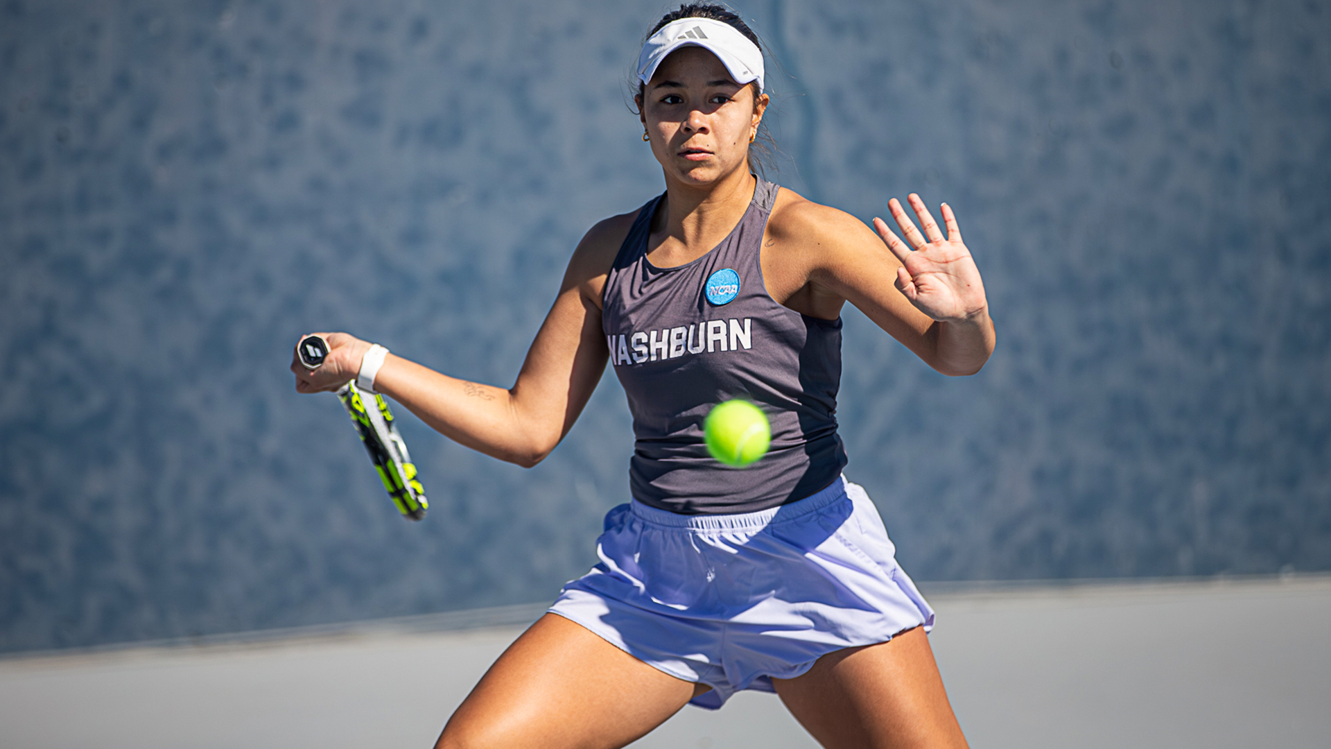 Washburn women's tennis vs Pratt CC - Feb. 27, 2026.
