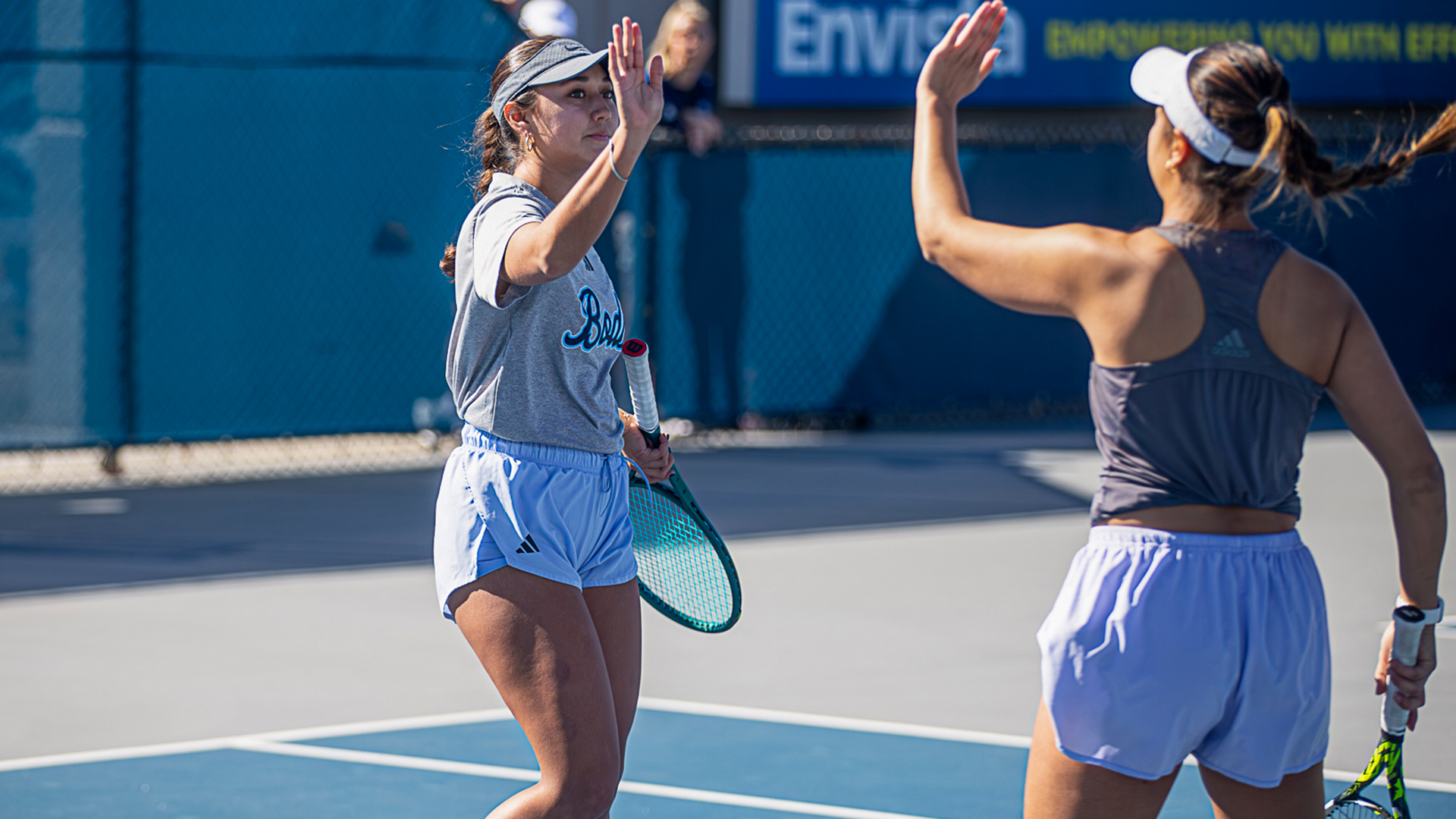 Washburn women's tennis vs Pratt CC - Feb. 27, 2026.