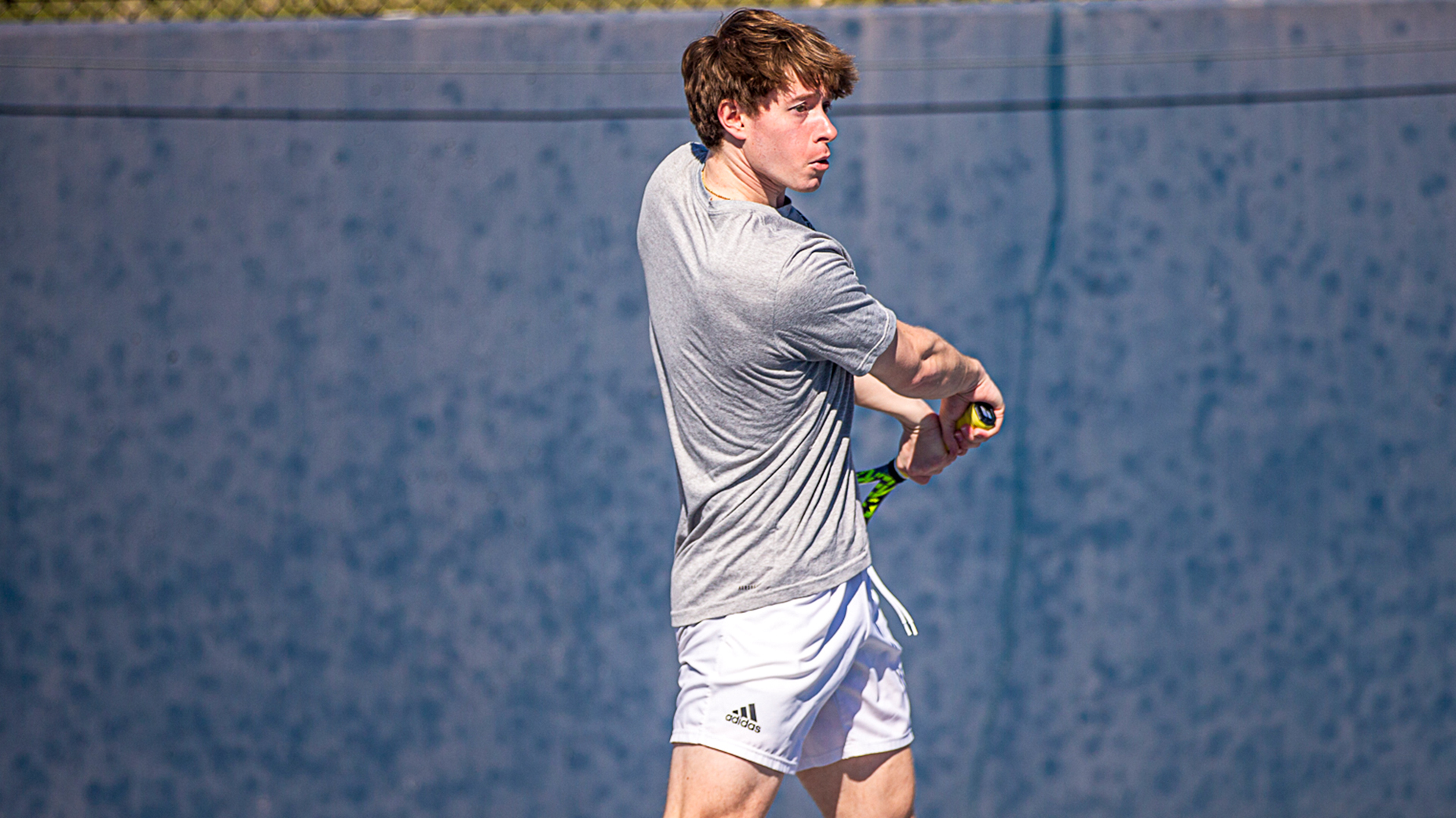 Washburn men's tennis vs Pratt CC - Feb. 27, 2026.