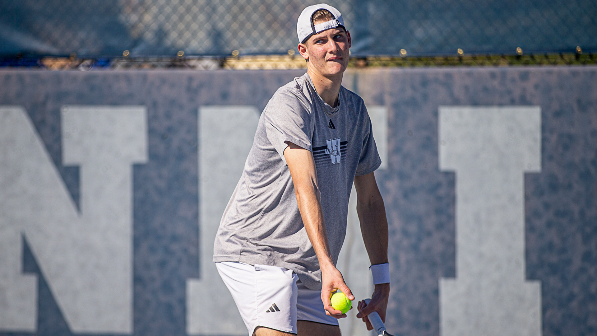 Washburn men's tennis vs Pratt CC - Feb. 27, 2026.