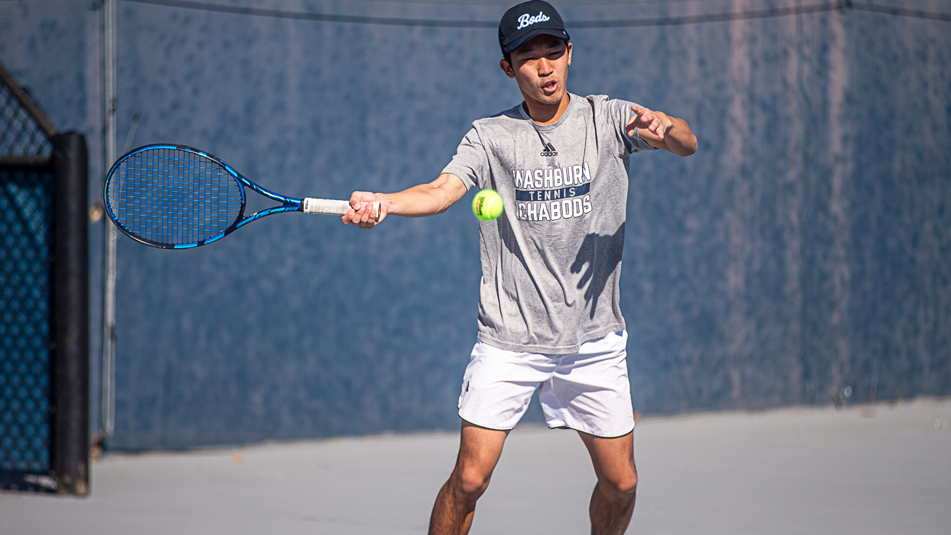 Washburn men's tennis vs Pratt CC - Feb. 27, 2026.