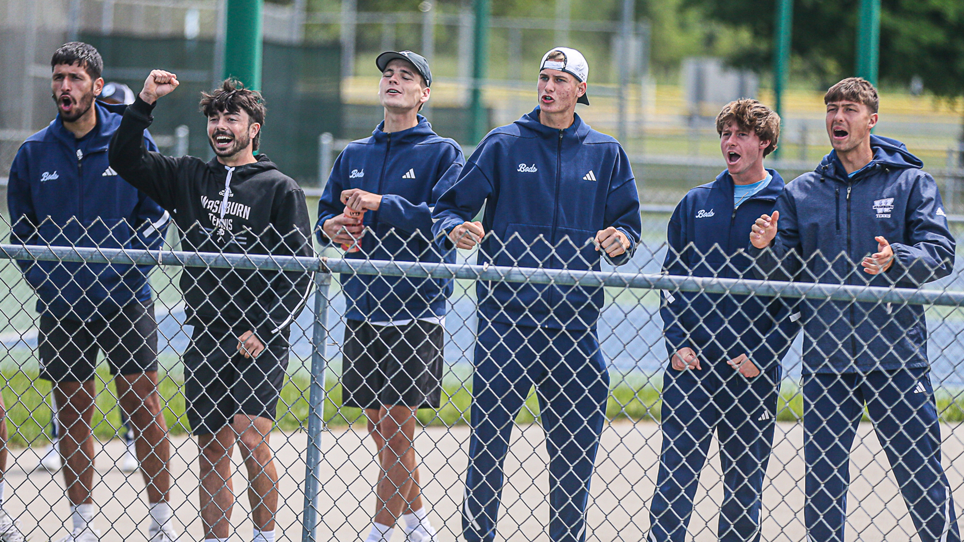 Washburn men's tennis vs Northeastern State - MIAA/GAC Tournament Quarterfinals - April 29, 2026.