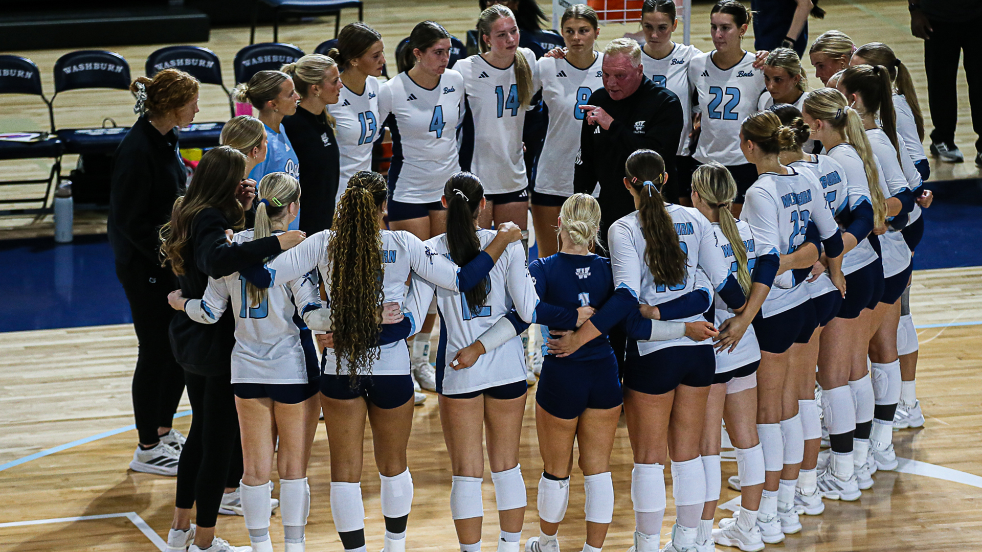 Washburn volleyball vs William Jewell - Aug. 28, 2026