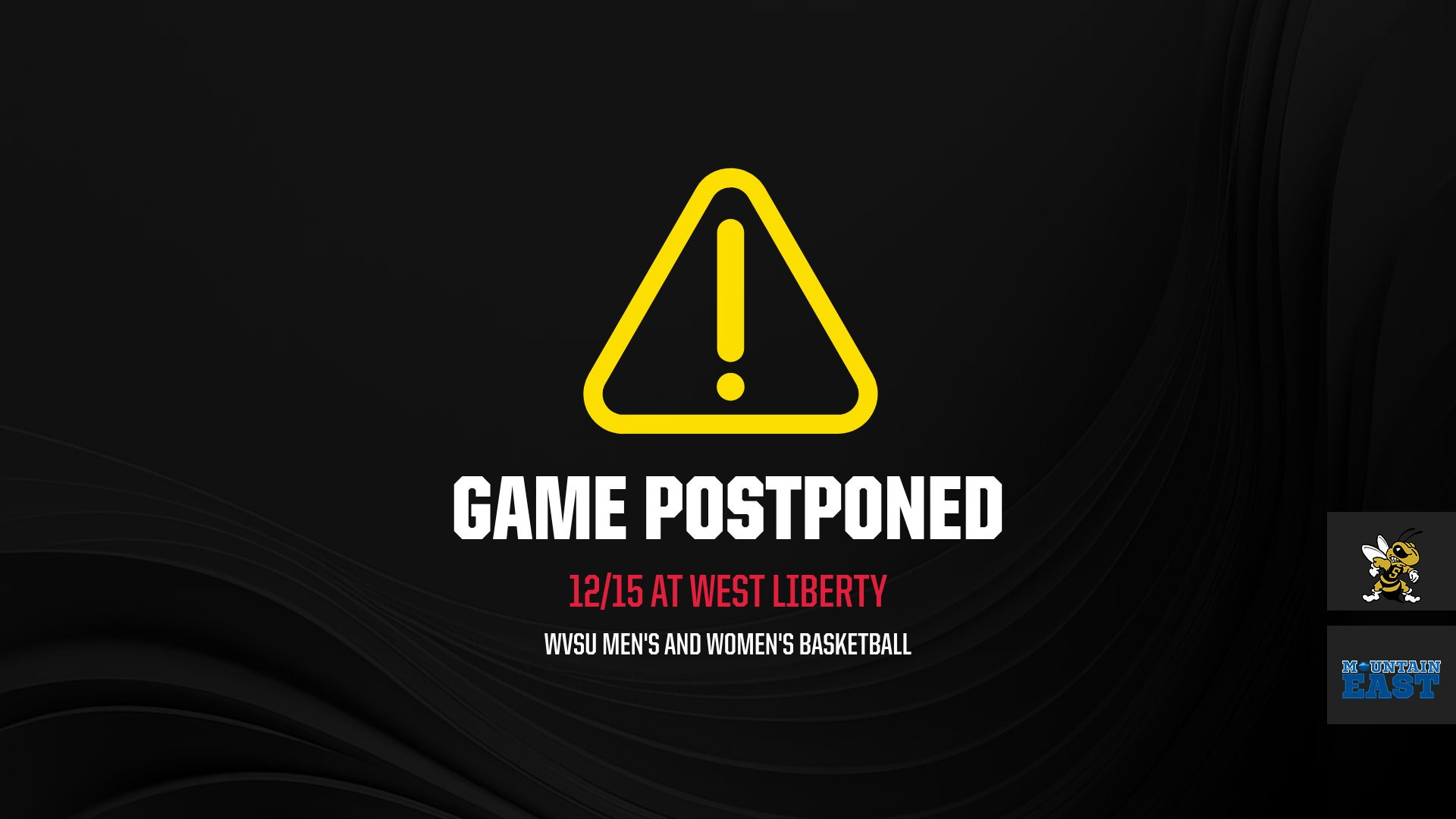WVSU vs. WLU game postponed