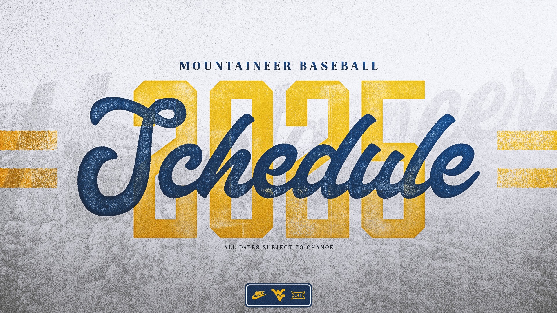 Mountaineers Release 2024 Baseball Schedule West Virginia University Athletics