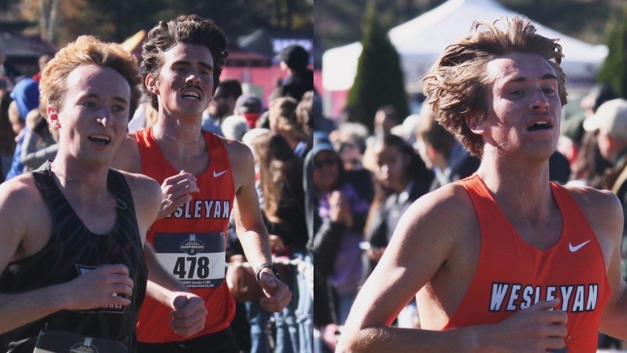 Evan Pyles and Anthony Sanders running in the 10K