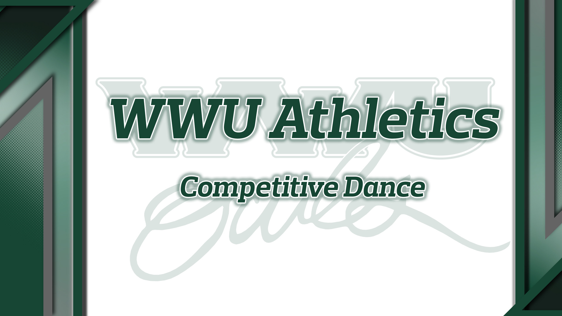Graphic announcing the addition of Competitive Dance to WWU Athletics