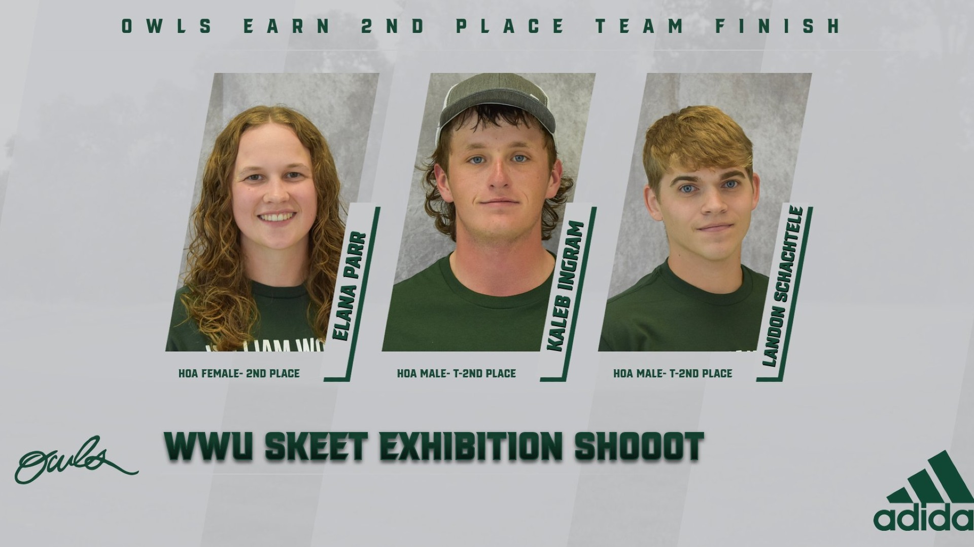 Woods Earns Second Place at WWU Skeet Exhibition