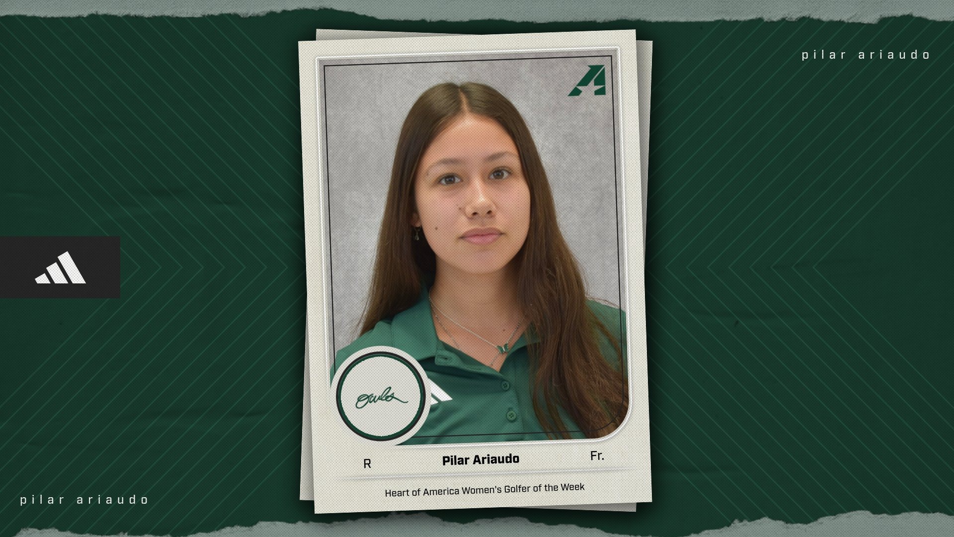 Ariaudo Wins Golfer of the Week