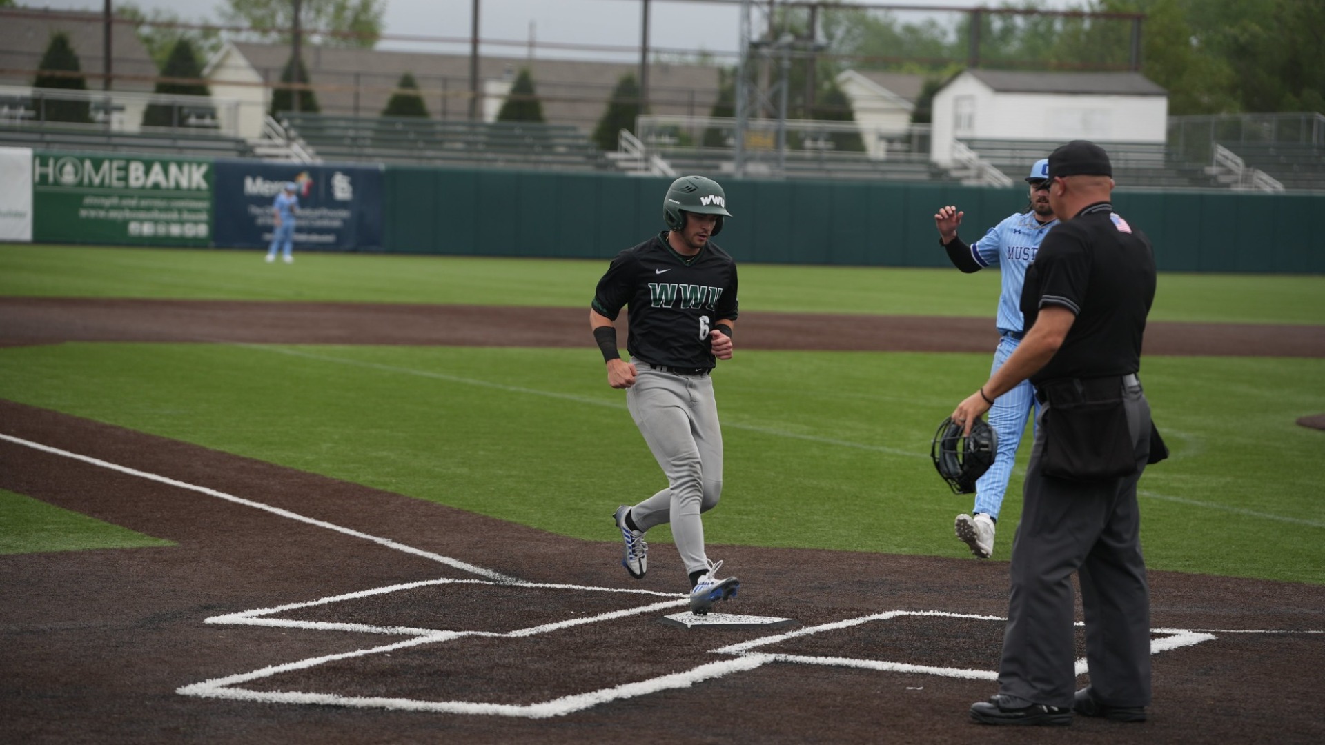Mustangs Defeat Owls in Game One of AMC Baseball Tournament
