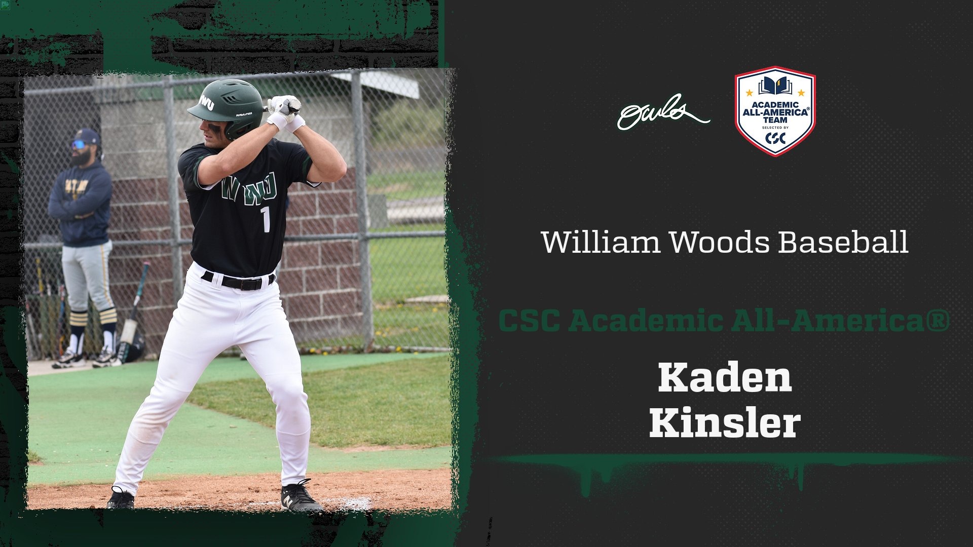 Kinsler Named Owls’ First Baseball CSC Academic All-American in Seven Years