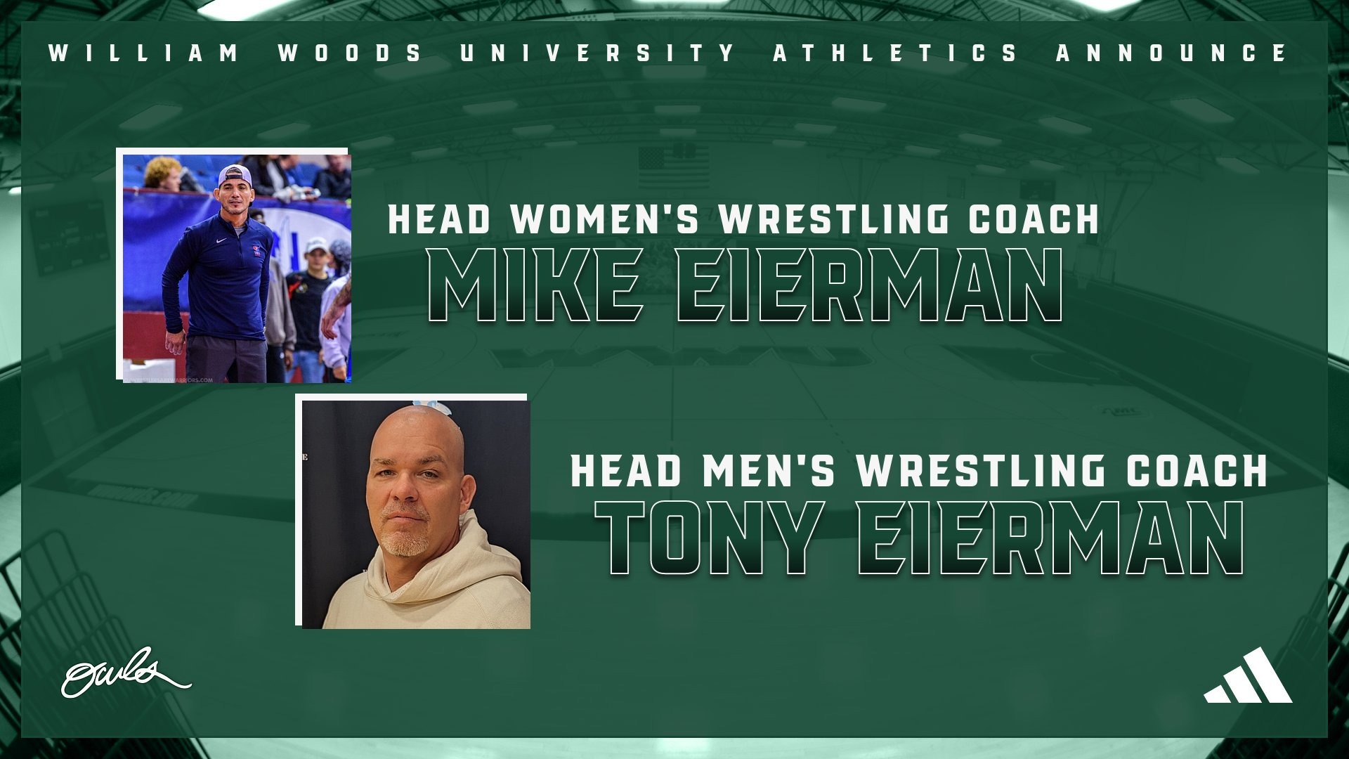 Eierman Brothers to Lead WWU Wrestling Programs