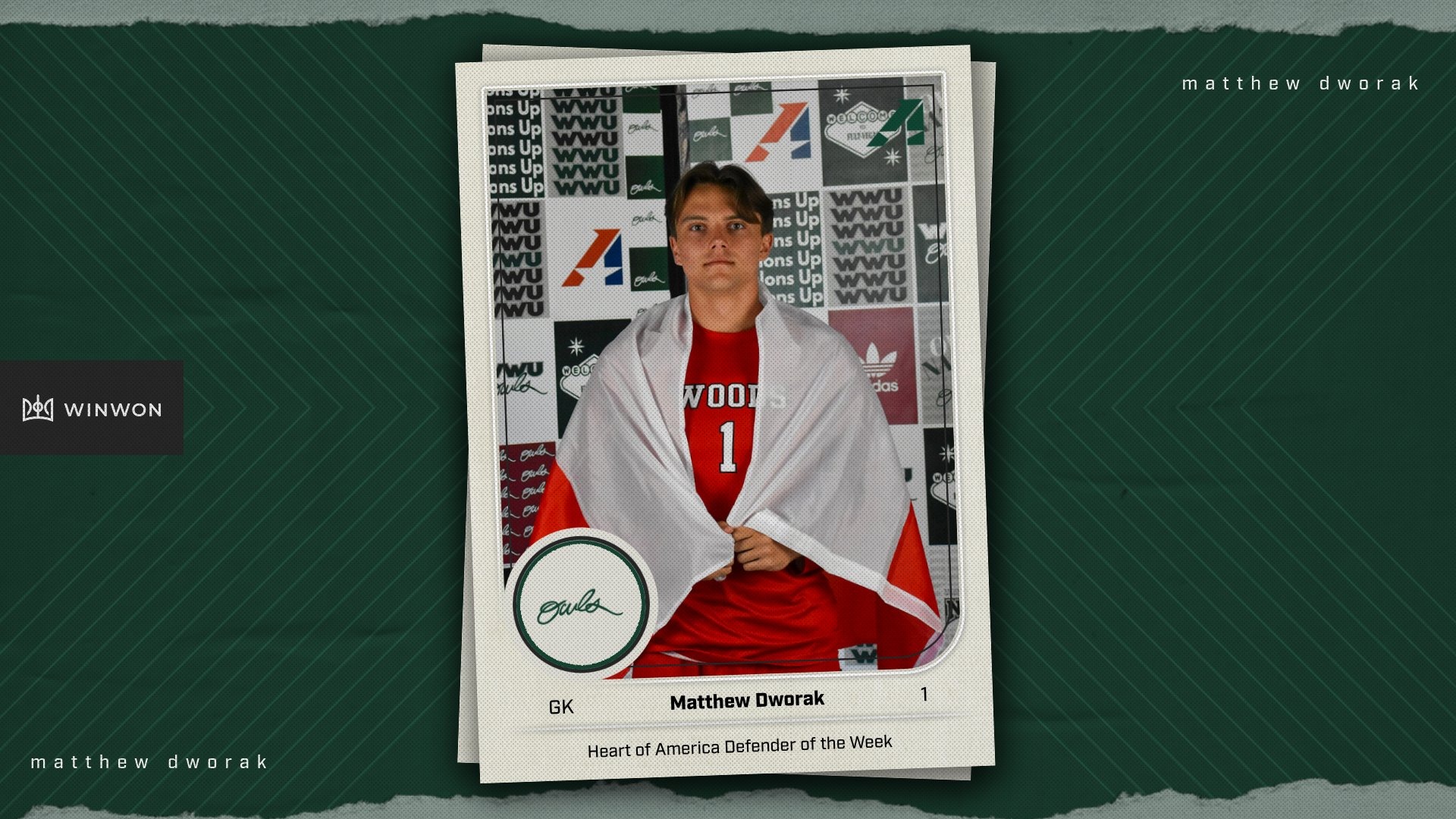 Dworak Defender of the Week for Heart