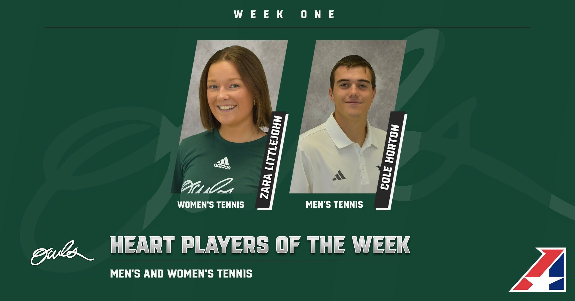 Tennis Players of the Week