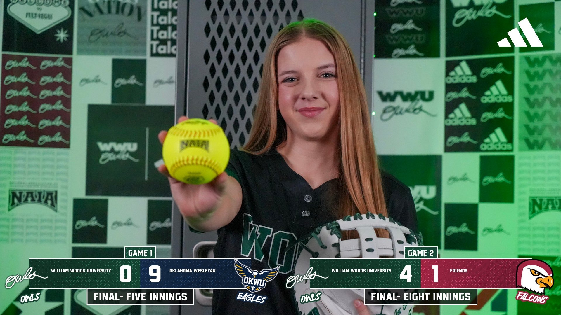 Owls Split at TopGun Showcase