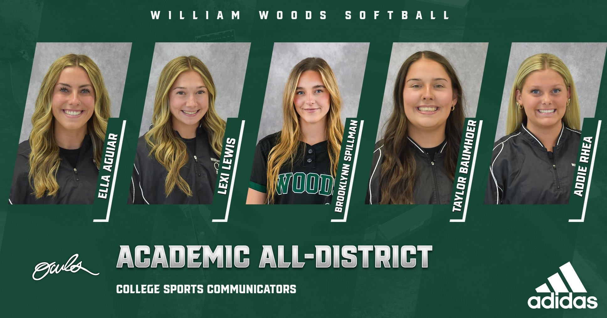 Softball Academic All-District 2026