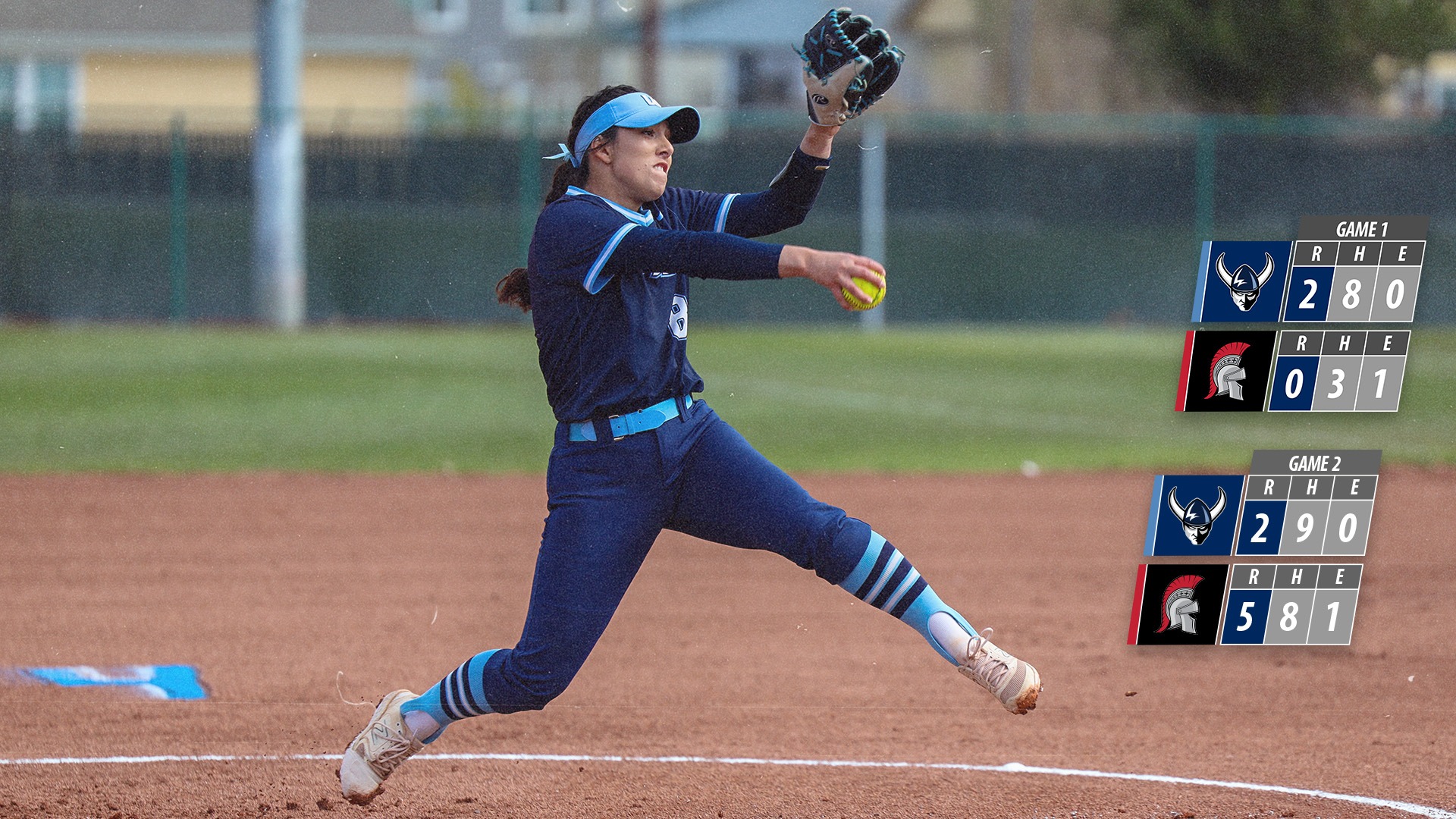Vikings Split Doubleheader at Saint Martin's to Clinch Spot in GNAc