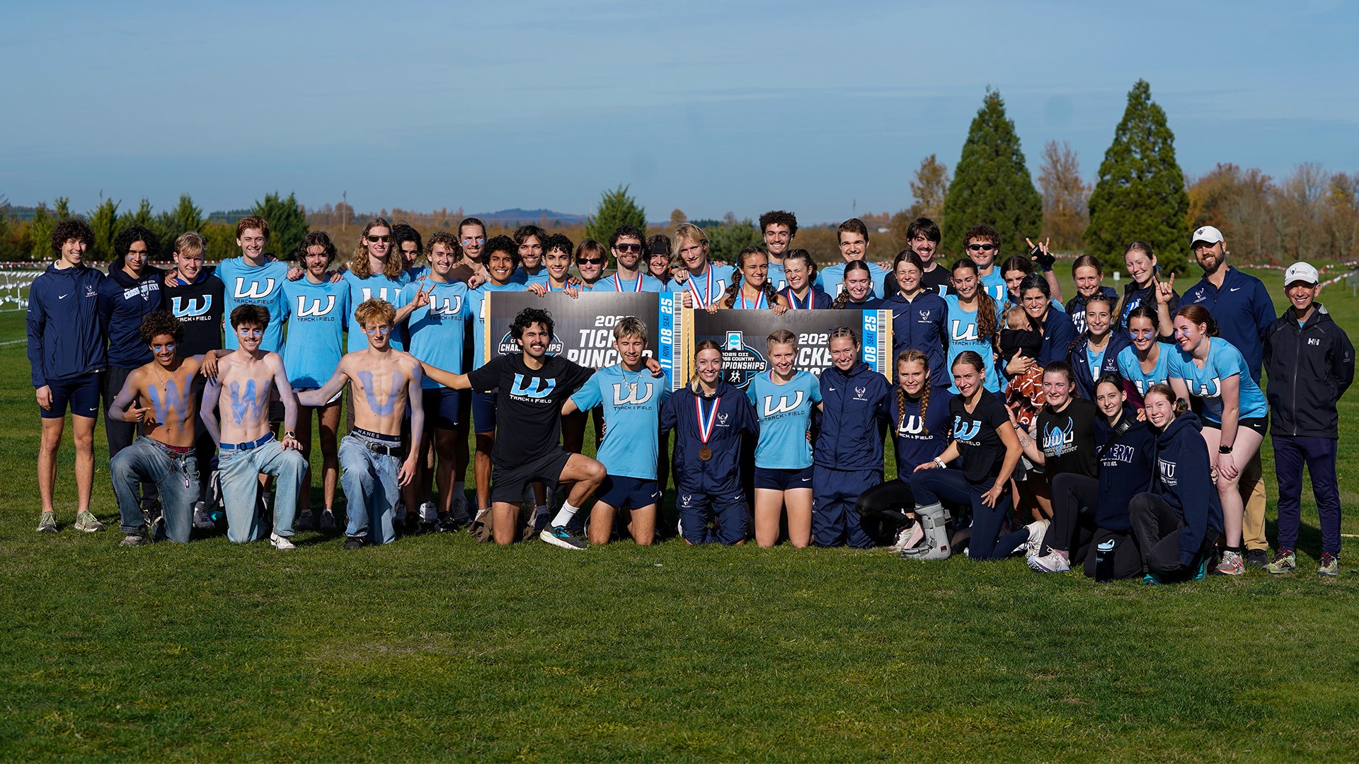 WWU XC at West Regional Championships