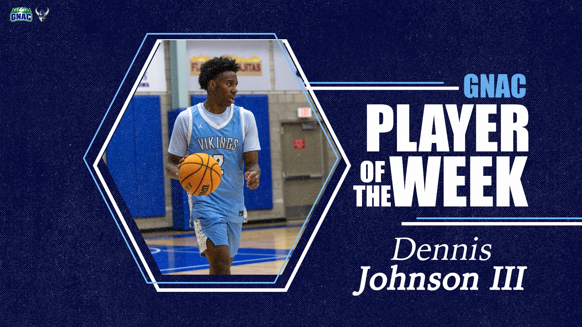 Dennis Johnson III GNAC Player of the Week