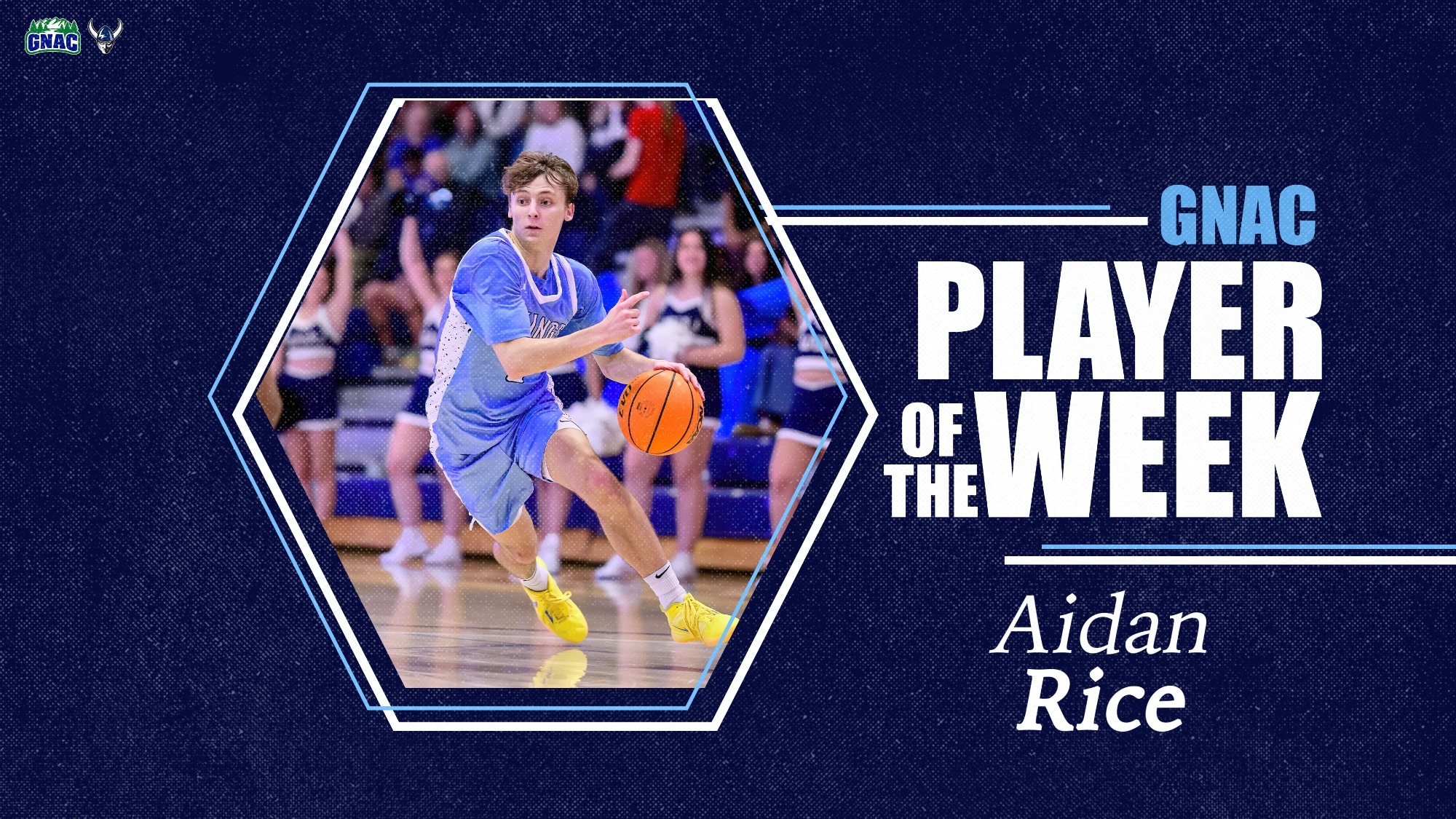Aidan Rice - GNAC Player of the Week