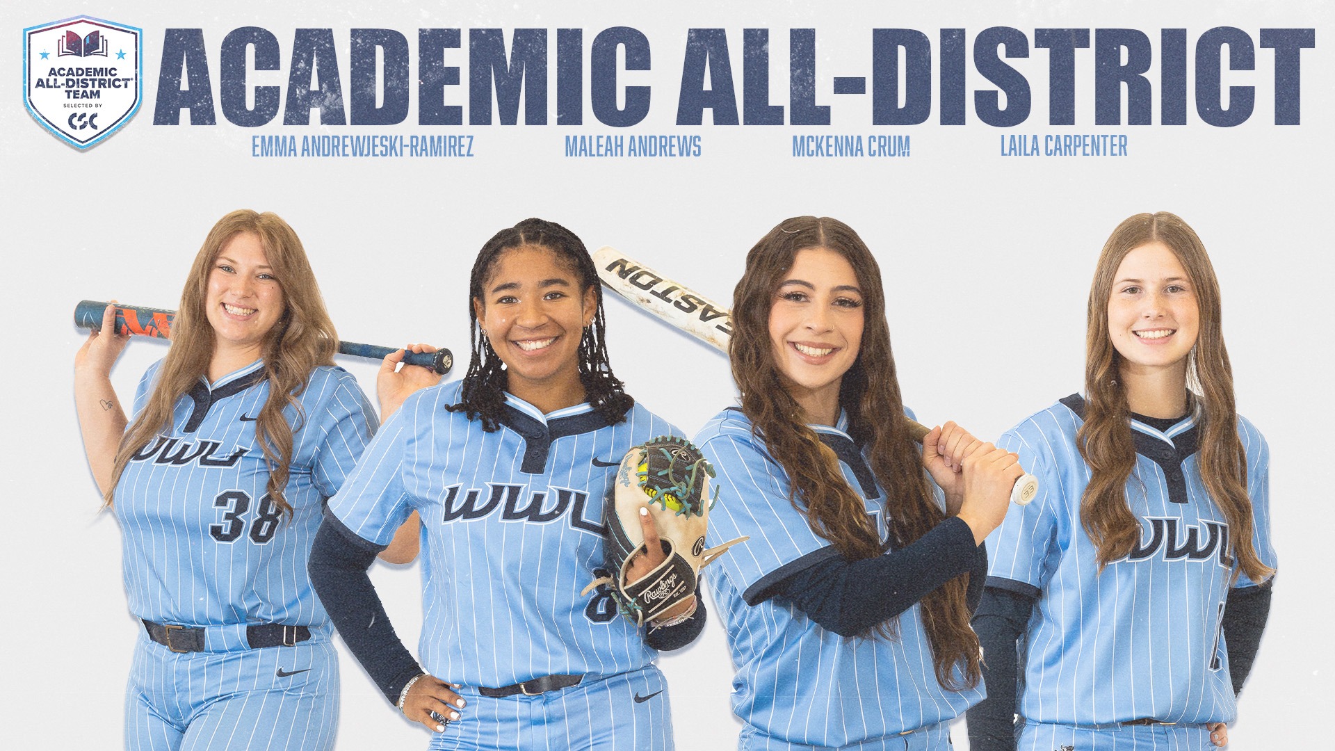 Softball Academic All-District Team