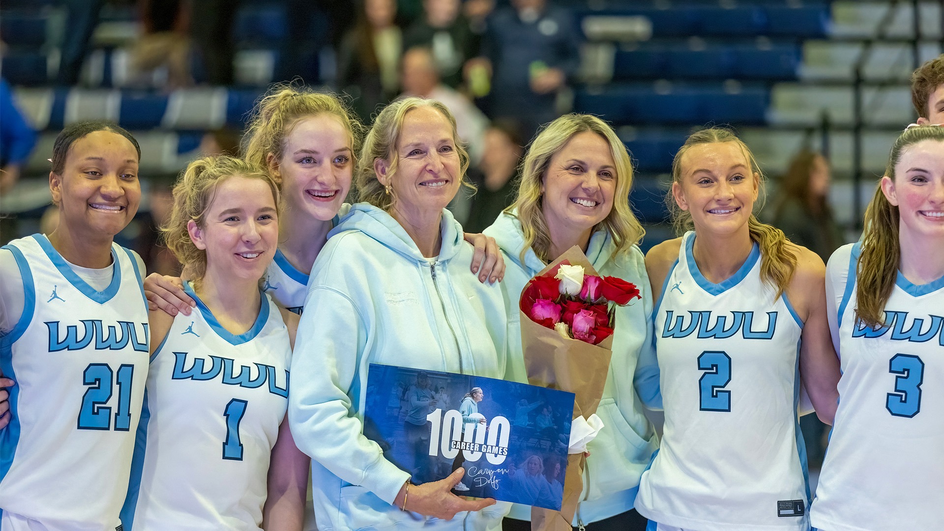 Carmen Dolfo 1000th Career Game