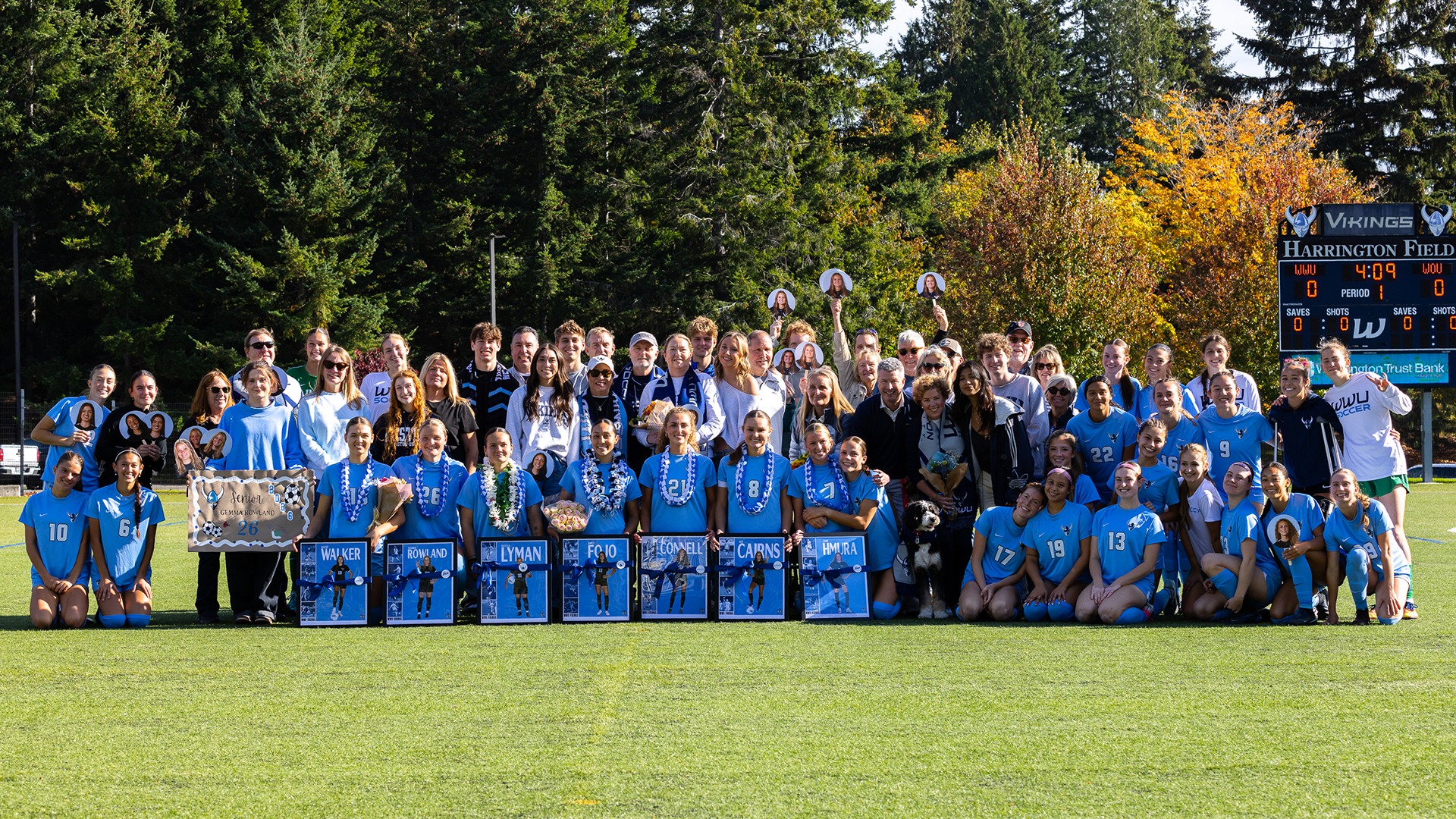WWU Women's Soccer Senior Day