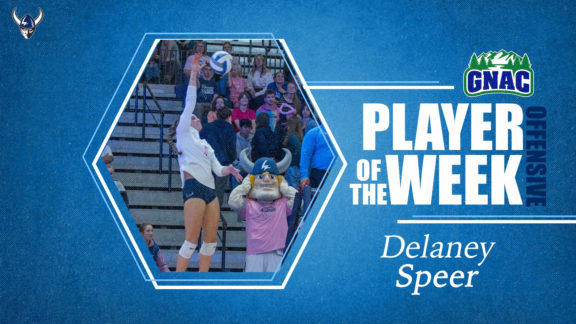 Delaney Speer GNAC Player of the Week Award
