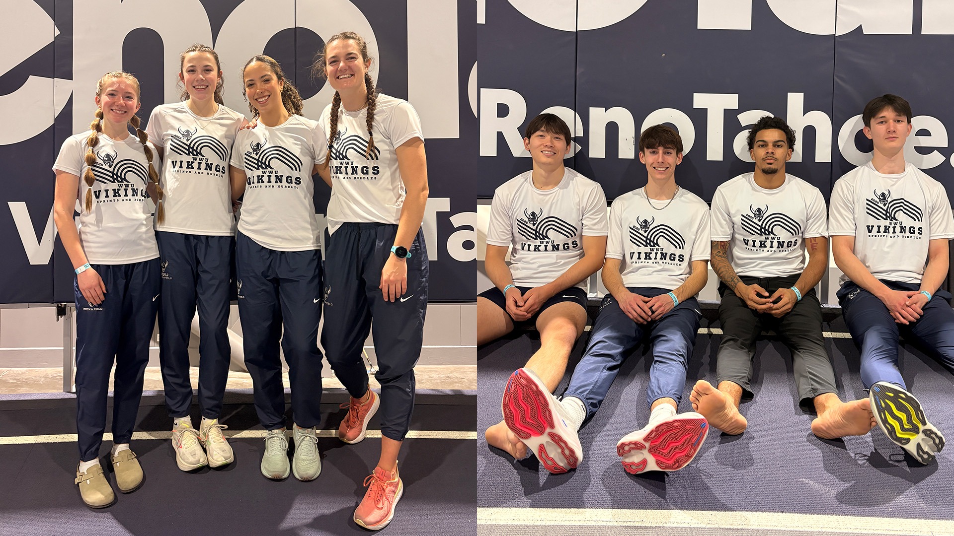 Men's and Women's 4x400 Record Setting Relay Teams on the Track in Nevada