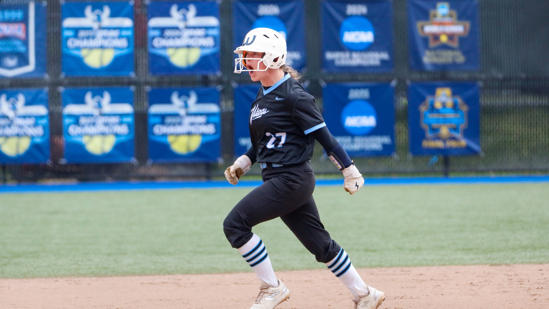 EmmaJoy Wise Hitting a Home Run