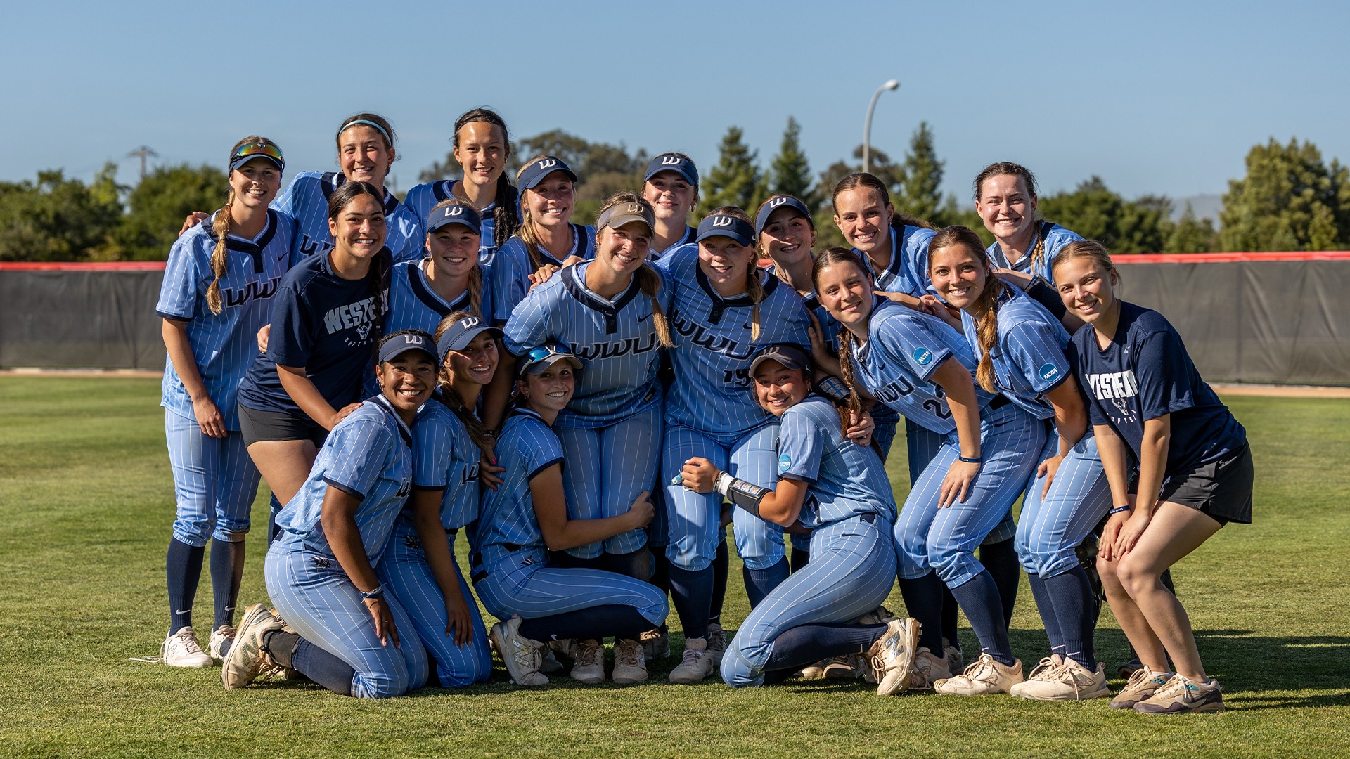 Softball Team Photo at NCAA West Regional