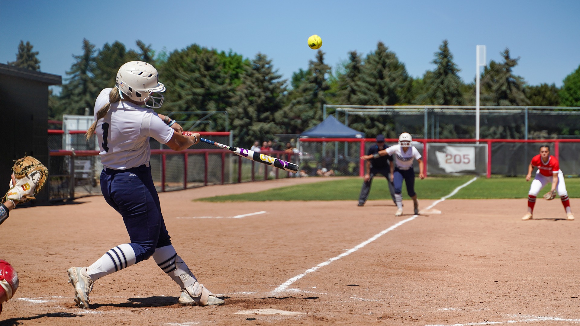 Hailey Rath Hitting a Home Run