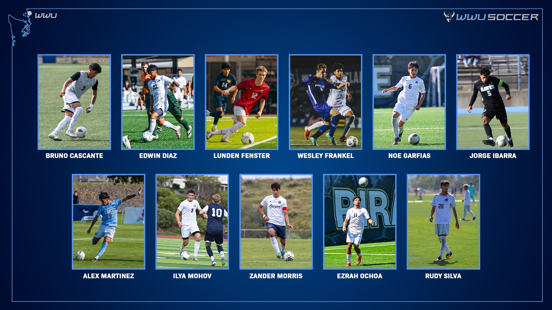 2026 WWU Men's Soccer Signees