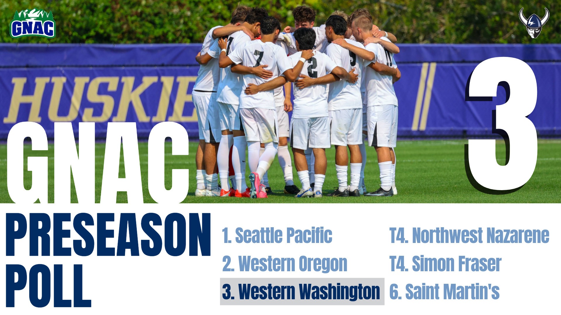 GNAC Preseason Coaches Poll - Men's Soccer