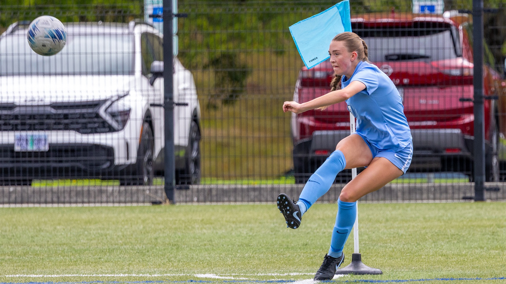 Chloe Van Wey - Corner Kick vs. UCCS