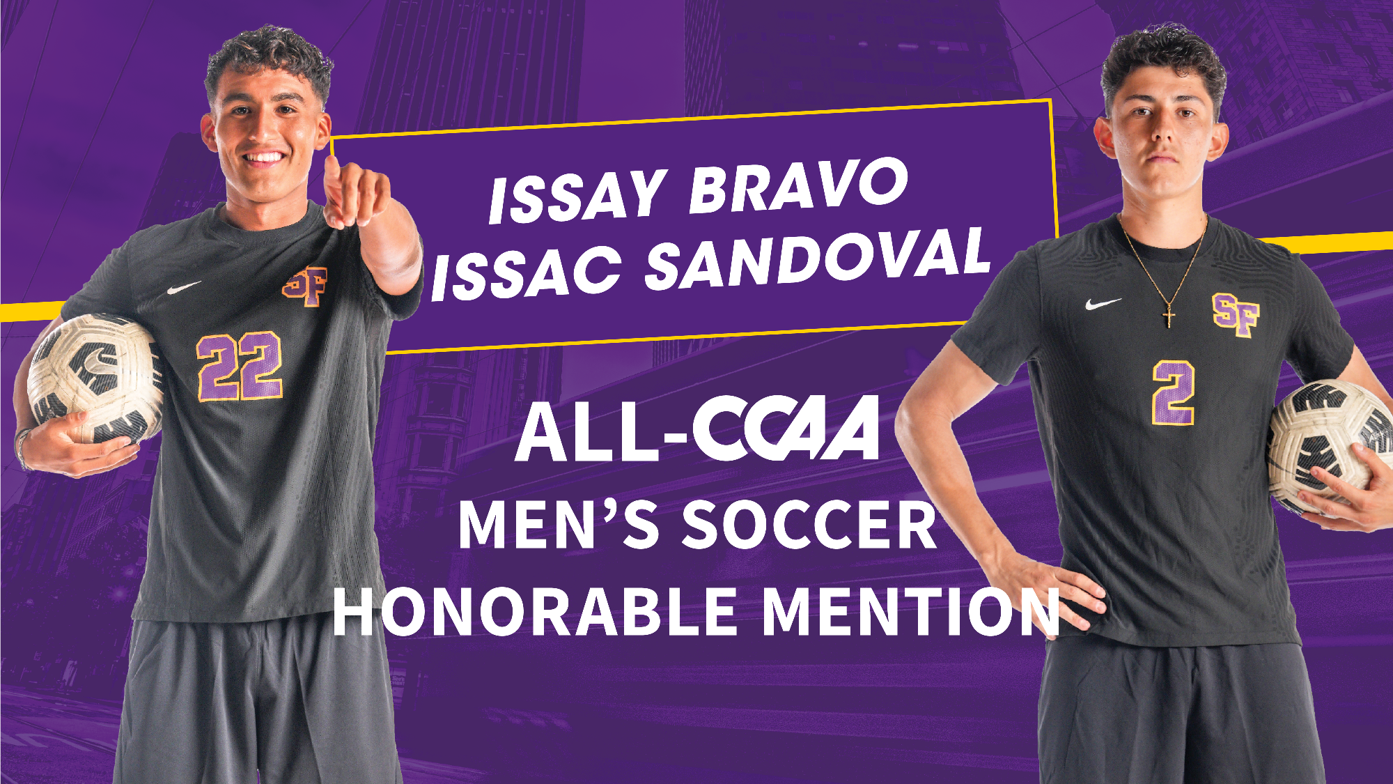 2024 All-CCAA Men's Soccer