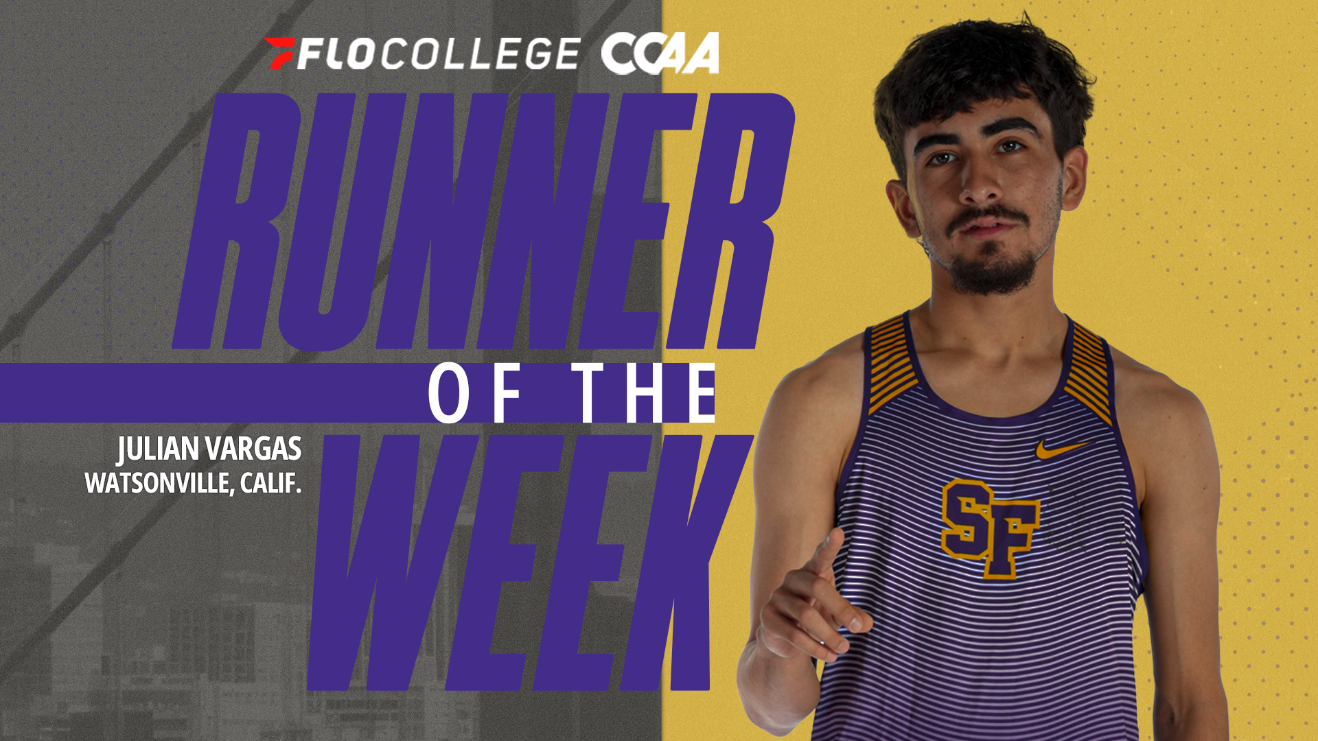 Vargas CCAA Runner of the Week