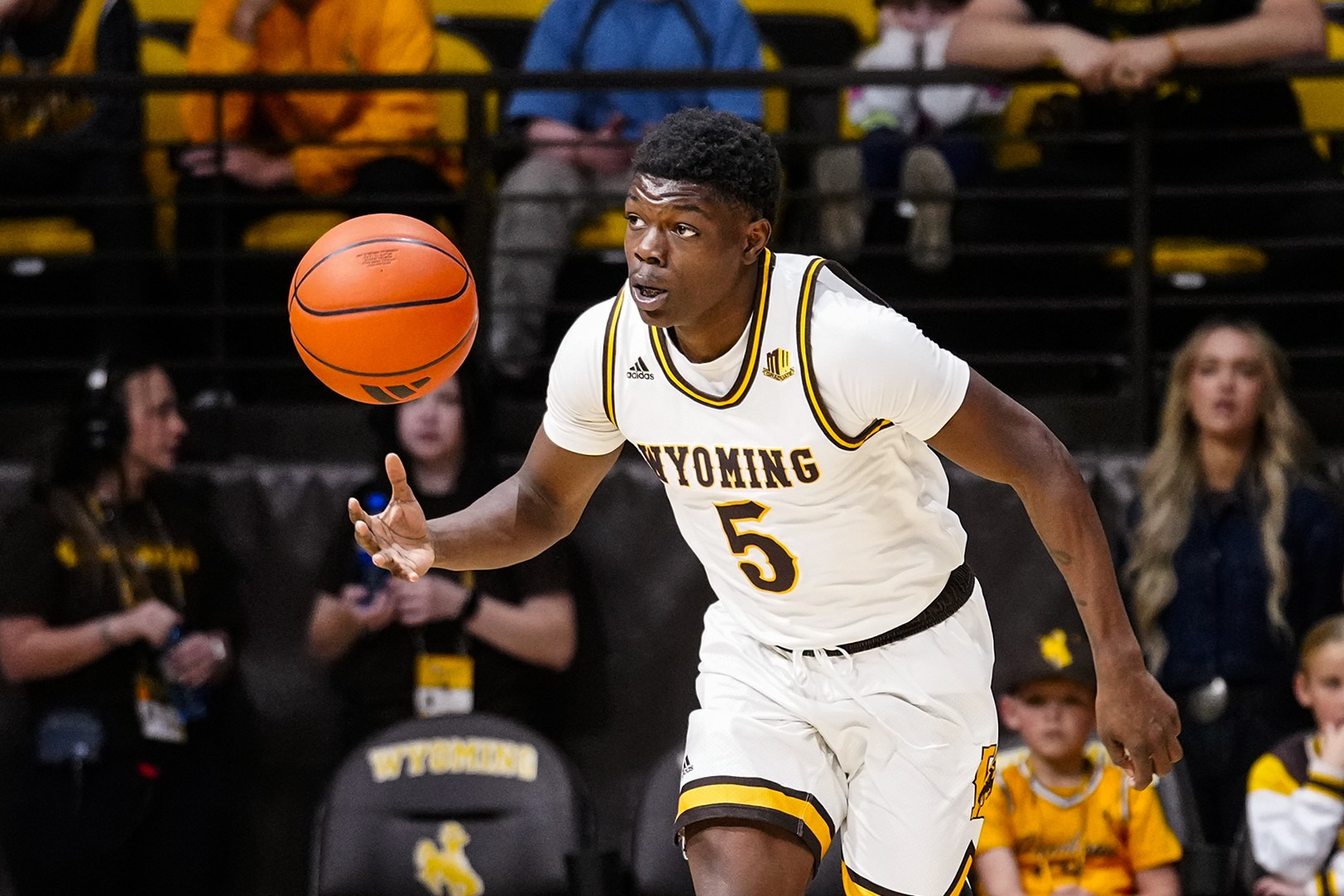 Wyoming point guard Leland Walker