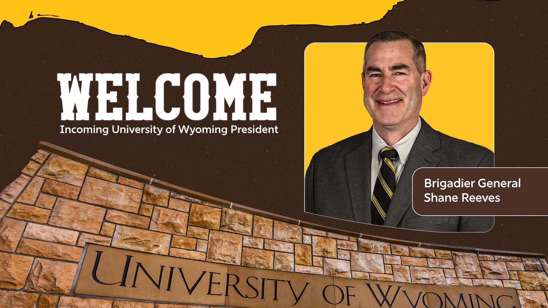 Brigadier General Shane Reeves named 29th President of UW