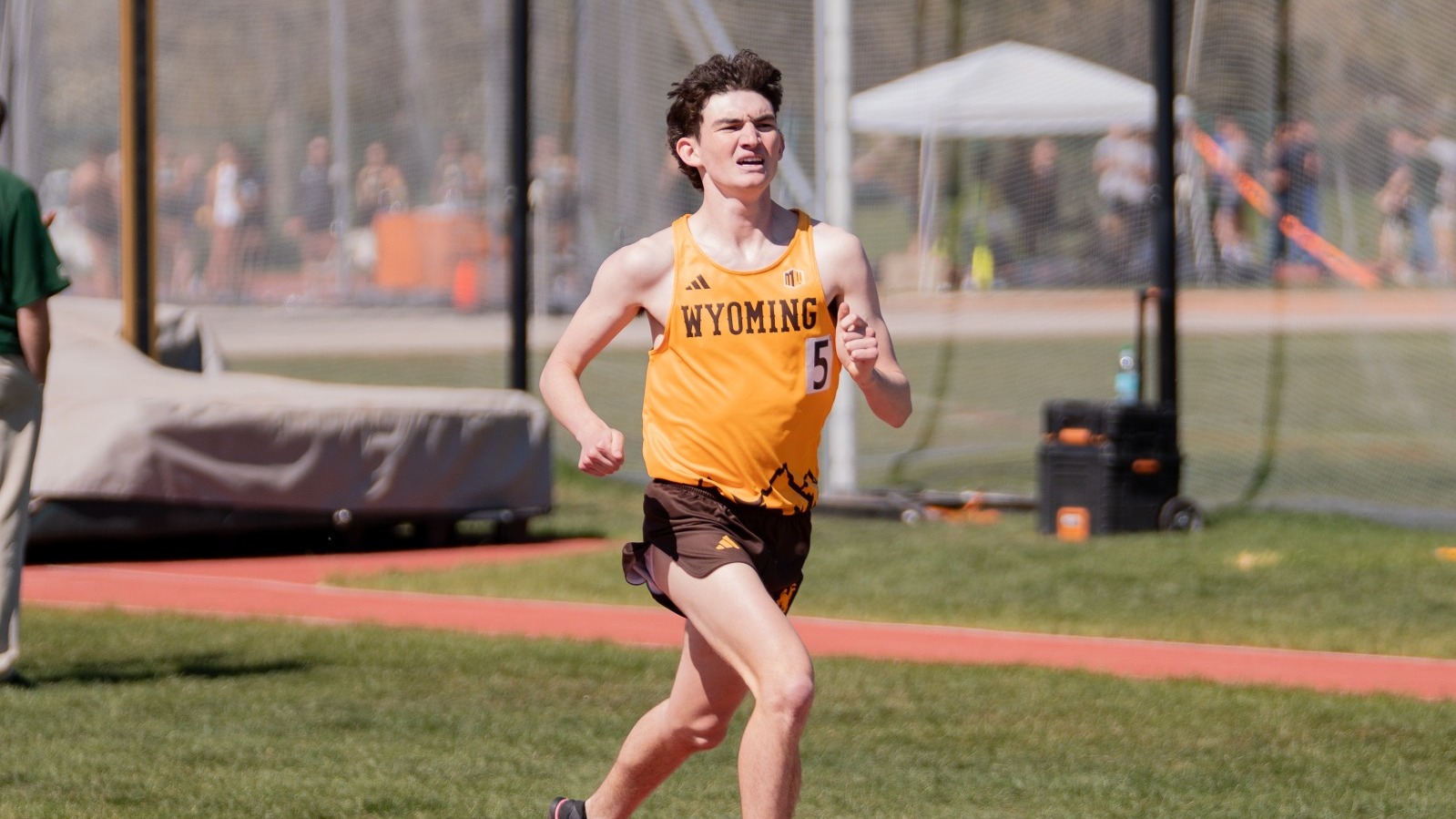 Meyer Smith running at Colorado State outdoor track