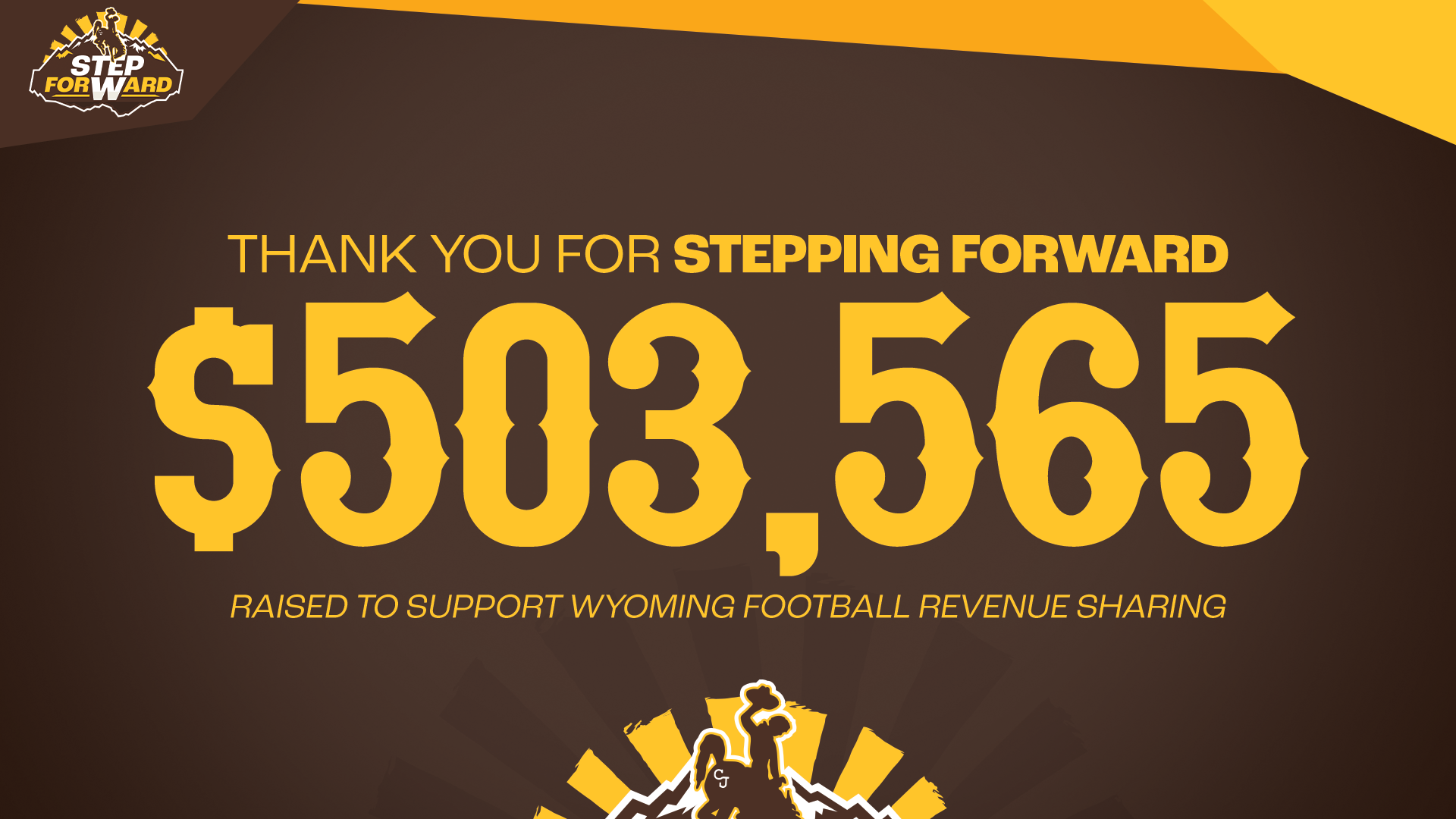 Step Forward Campaign Reaches Goal