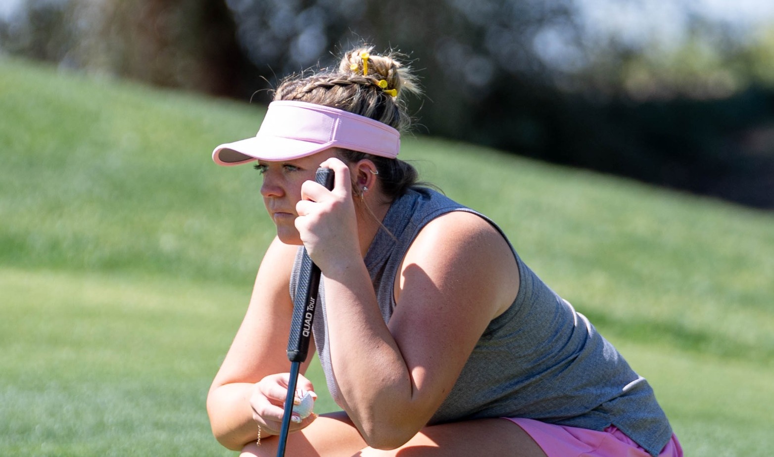 Kiley Resiner Ling up a Putt at Cowgirl Classic in 2026