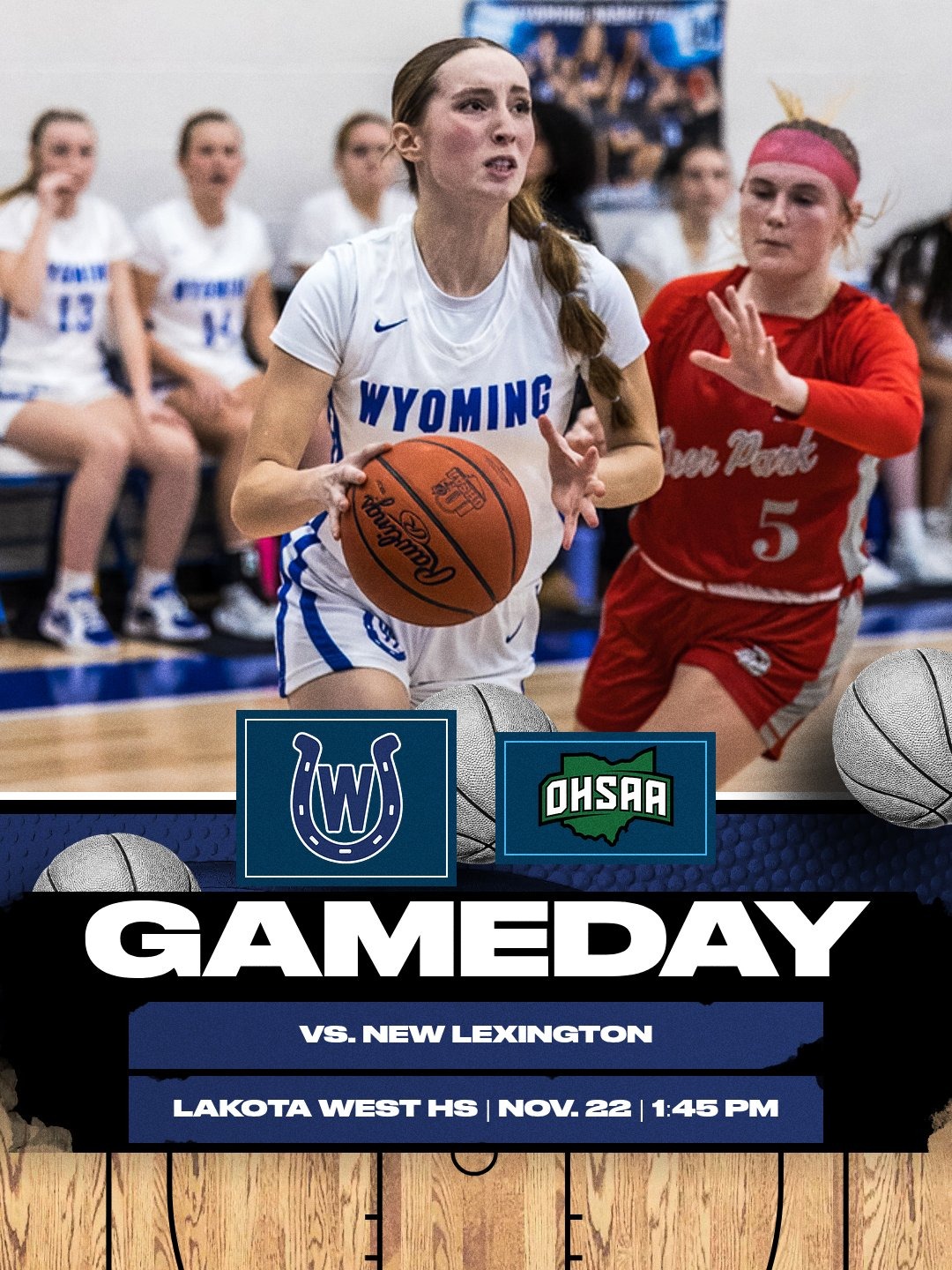 2025-26 Girls Basketball-New Lexington Game Day